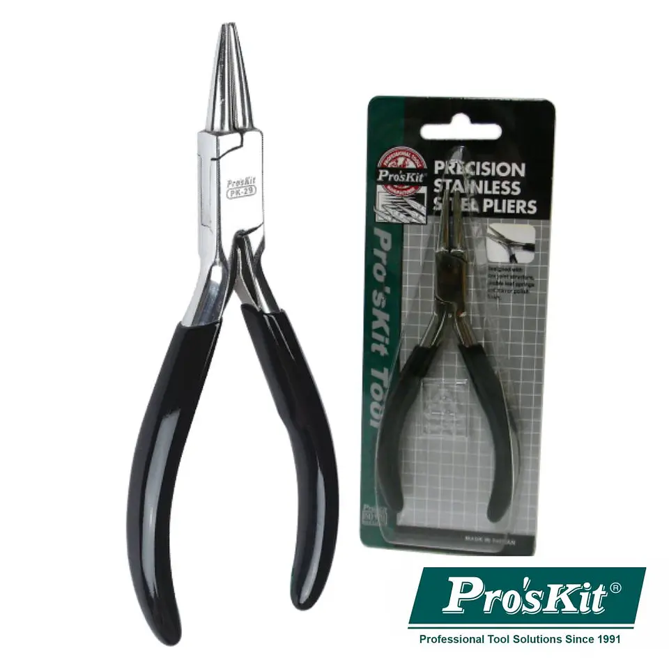 ALICATE DE PONTAS REDONDAS CURTAS 130MM PROSKIT 1