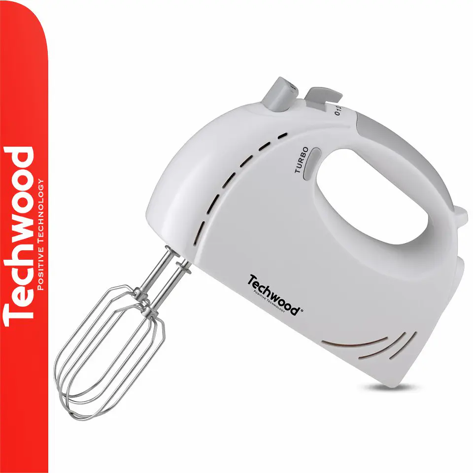 Batedeira Elétrica 300W Branca TECHWOOD 1