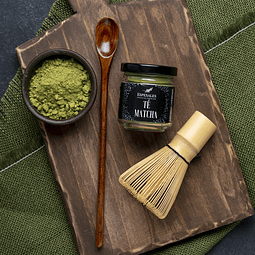 Oferta Flash 🔥 Té Matcha + Cuchara de té matcha y batidor de bambu