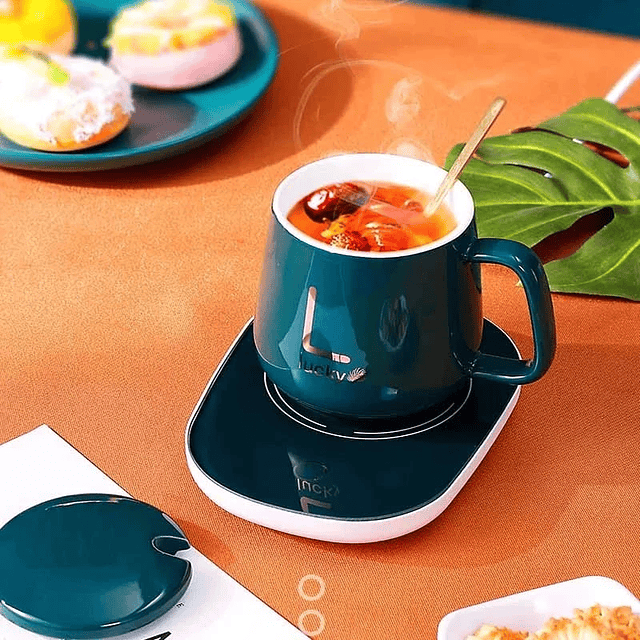 Oferta Flash 🔥 RoyalInfuse Taza Inteligente + Calentador PREMIUM