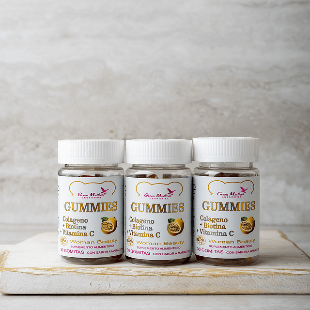 Gummies de Colágeno, Biotina y Vitamina C