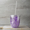 Vaso doble pared con bombilla