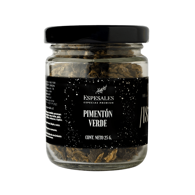 Pimentón Verde Deshidratado 