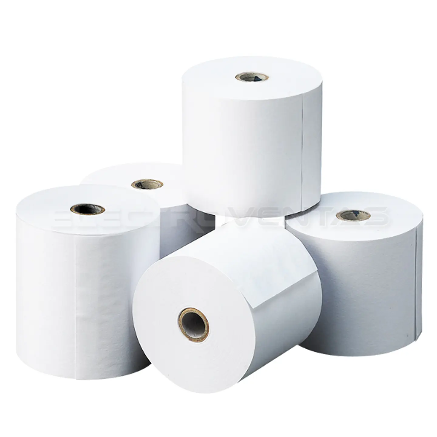 Pack de 5 Rollos de papel Térmico 80 x 100  x 55 grs. 1