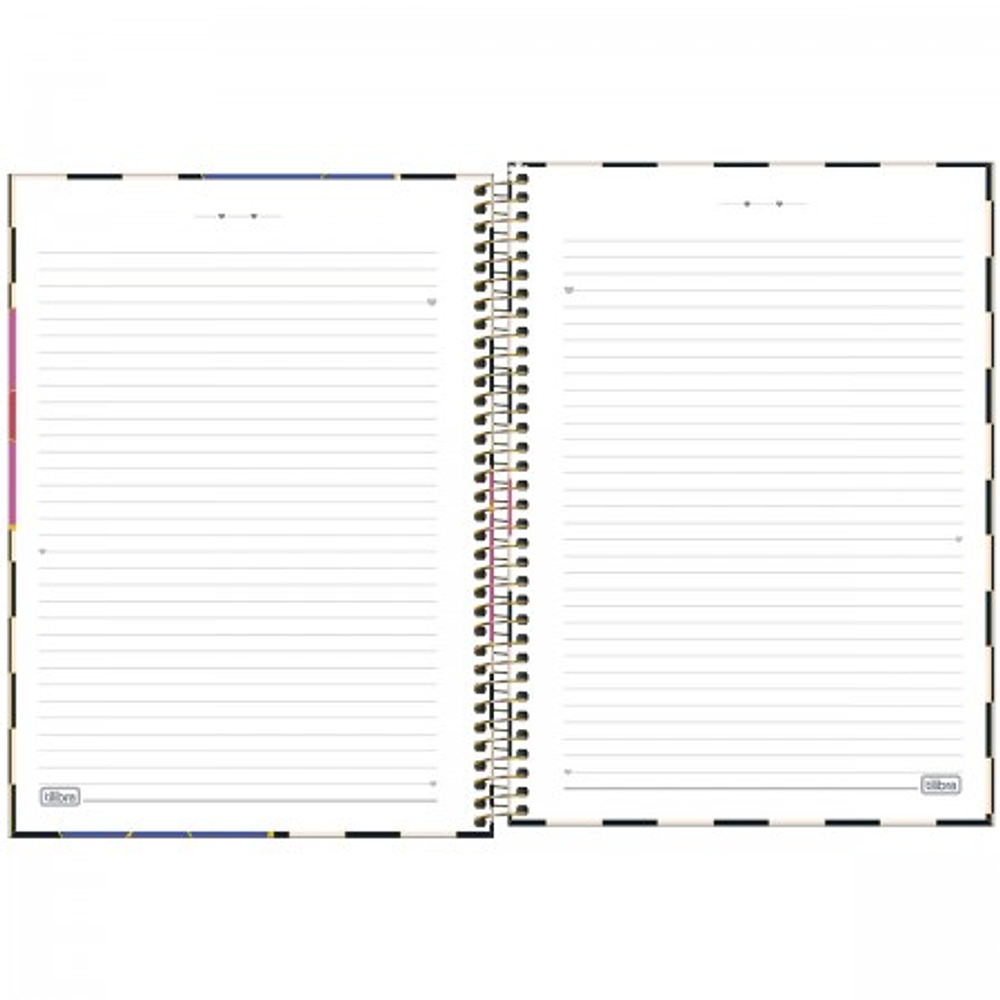 Cuaderno Espiral de Tapa Dura Universitaria Check Pop 120 Hojas