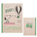 pack 5 cuadernos campus snoopy frases
