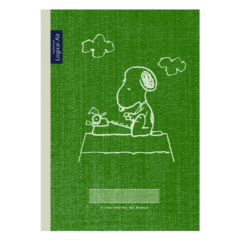 Pack 5 Cuadernos Logical Snoopy Colores Oscuros