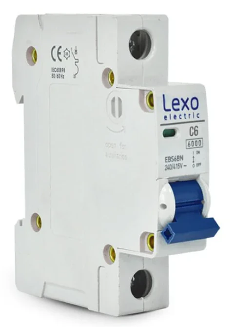 AUTOMATICO DIN LEXO 1Px6A 6KA CURVA C