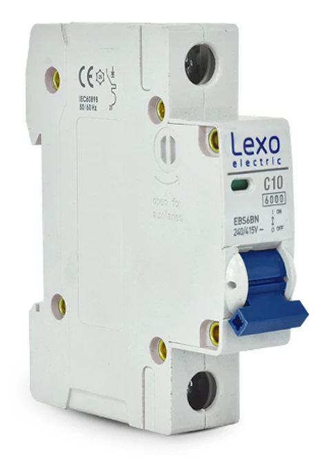 AUTOMATICO DIN LEXO 1Px10A 6KA CURVA C