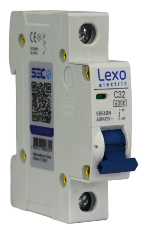 AUTOMATICO DIN LEXO 1Px32A 6KA CURVA C