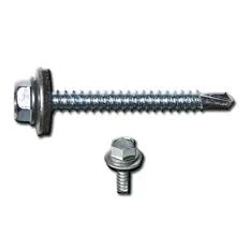 TORNILLO AUTO PERF. CABEZA HEX C/GOL /GOMA 10x3/4 