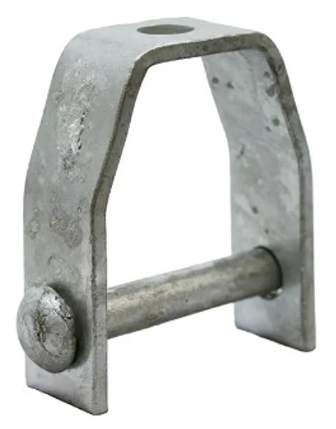 SOPORTE DE REMATE GALVANIZADO MEDIANO P/POSTE
