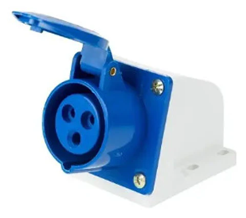 ENCHUFE INDUSTRIAL HEMBRA  2P T 16A SOBREPUESTA IP44 220V MONOFASICO