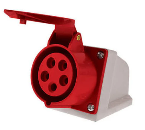 ENCHUFE INDUSTRIAL HEMBRA 3P N T SOBREPUESTA IP44 380VAC 32A TRIFASICO