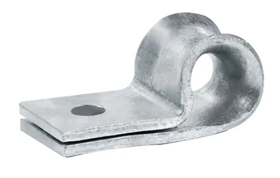 ESLABON ANGULAR ACERO GALVANIZADO PARA PERNO 5l8 1