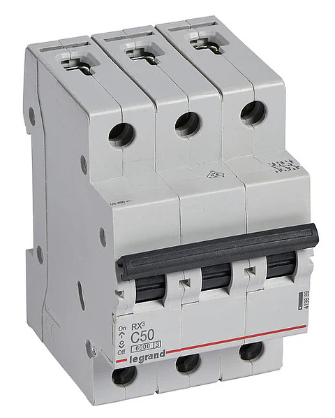AUTOMATICO DIN LEGRAND 3Px50A 6KA CURVA C