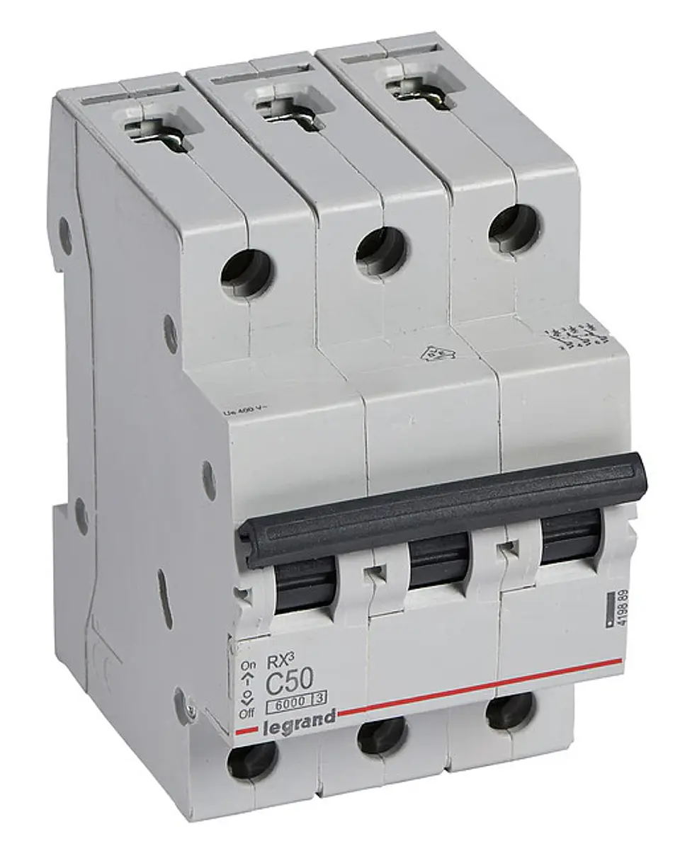 AUTOMATICO DIN LEGRAND 3Px50A 6KA CURVA C 1