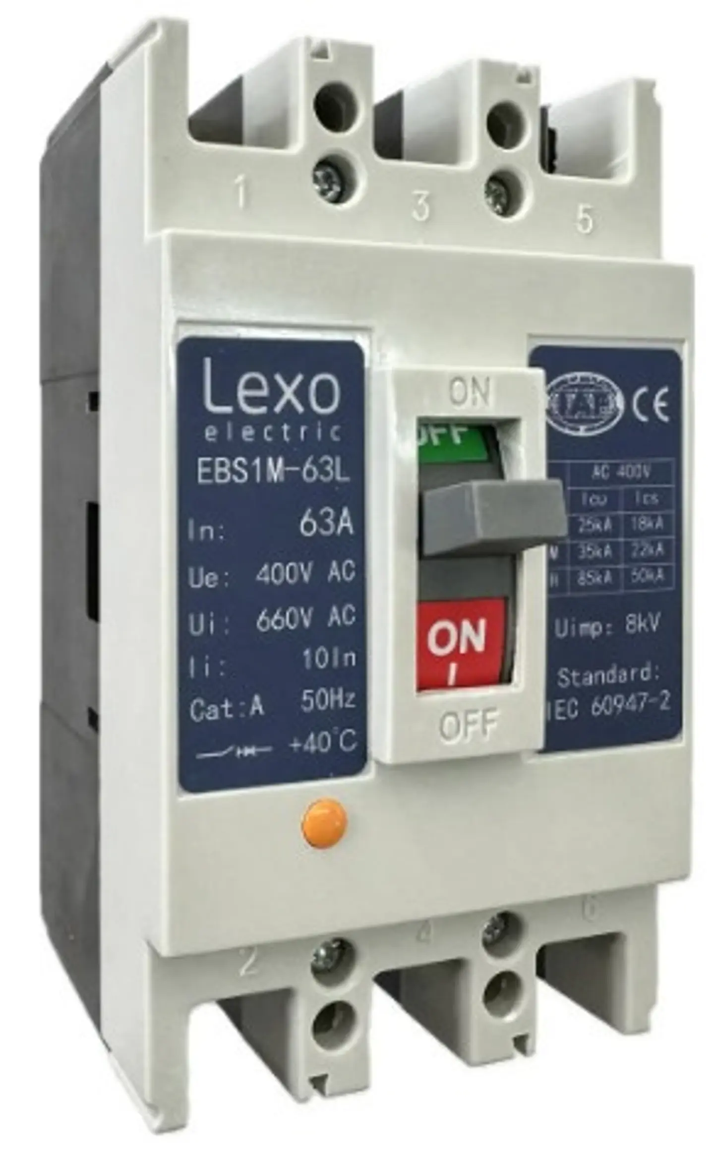 AUTOMATICO MOLDEADO LEXO EBS1M-100L 3Px100A 35KA 1
