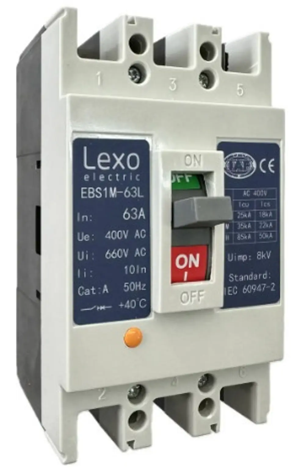 AUTOMATICO MOLDEADO LEXO EBS1M-100L 3Px100A 35KA 1