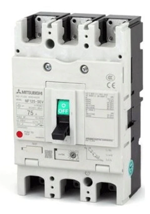 AUTOMATICO MOLDEADO MITSUBISHI NF125C 10KA 3Px125 AMP.