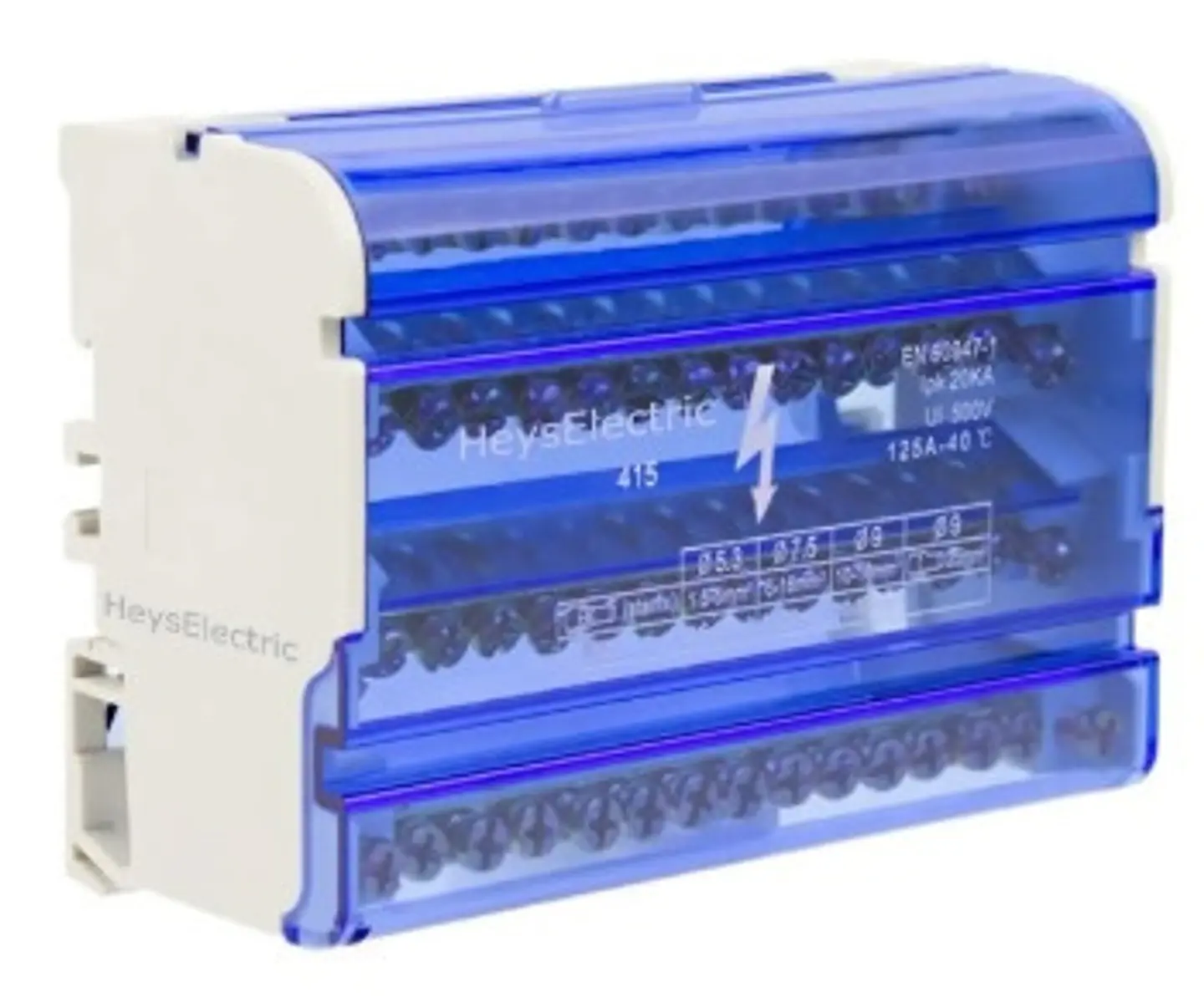 BARRA REPARTIDORA BIPOLAR DE 15Px125 AMP 1