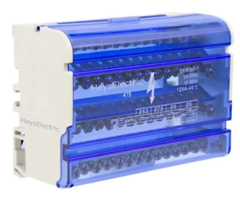 BARRA REPARTIDORA BIPOLAR DE 15Px125 AMP 1