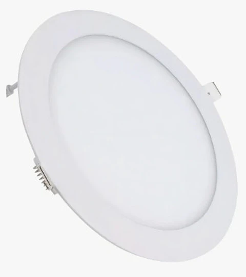 LUMINARIA TIPO PLAFON LED EMBUTIDO 24W REDONDO  BLANCO C DRIVER 5500 6500K