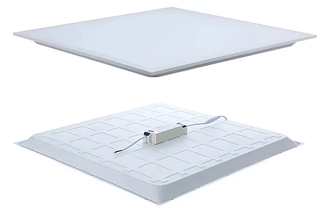 LUMINARIA TIPO PLAFON LED EMBUTIDO 48W DE 600x600 BLANCO C DRIVER 5500 6500K