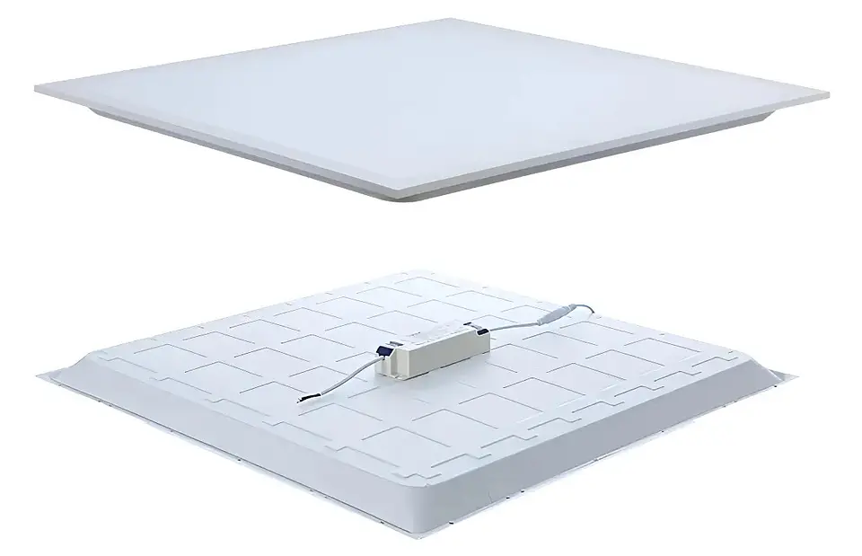 LUMINARIA TIPO PLAFON LED EMBUTIDO 48W DE 600x600 BLANCO C DRIVER 5500 6500K 1