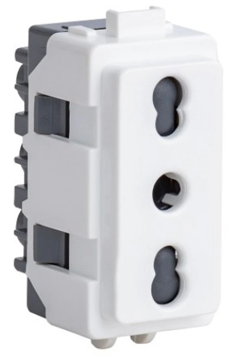 MODULO TOMACORRIENTE 10 16A 250V BLANCO 