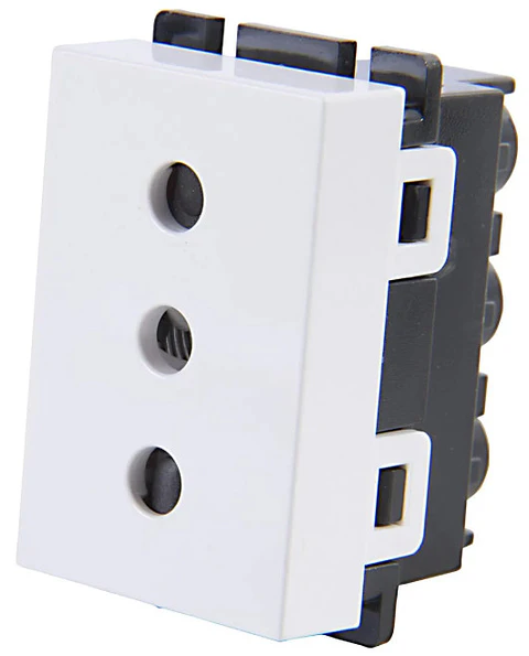 MODULO TOMACORRIENTE 10A 250V BLANCO