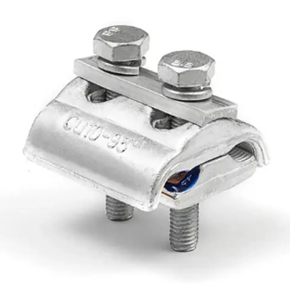 CONECTOR PRENSA BIMETALICO 2 PERNO  AL 25l150 CU 10l95 1