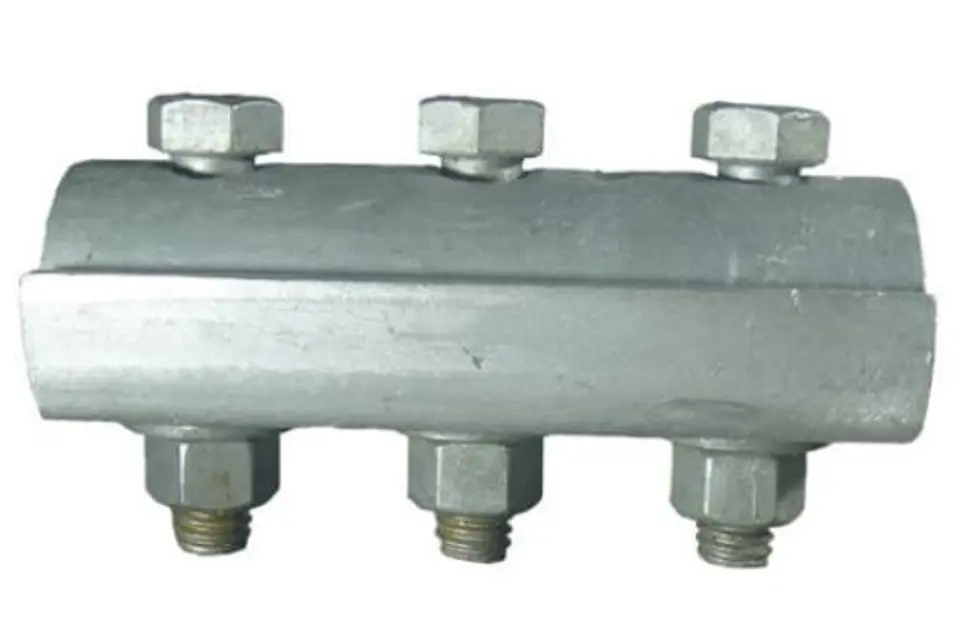 CONECTOR PRENSA BIMETALICO 3 PERNO  AL 25l150 CU 10l95 1