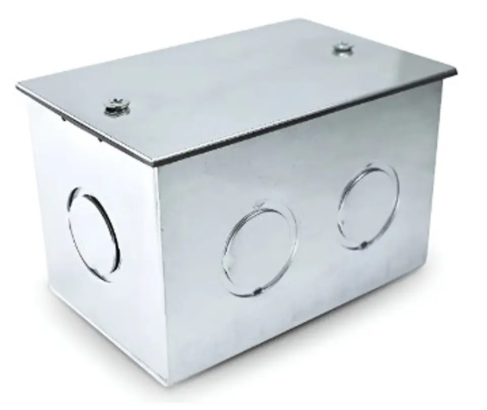 CAJA ELECTROGALV C TAPA DE 100X100X65mm 1