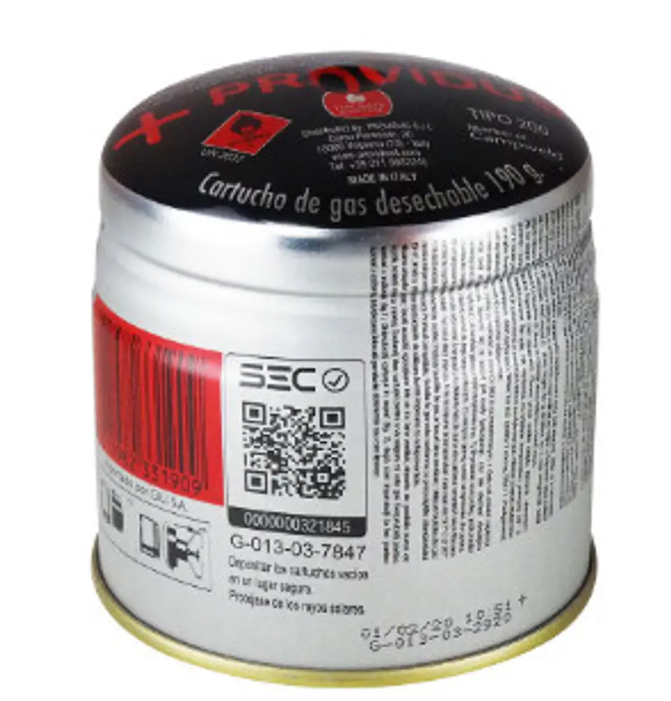 CARTUCHO DESECHABLE  DE GAS BUTANO PROPANO PROVIDUS  1
