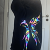 HOODIE METAMORFOSIS REFLECTANTE MULTICOLOR BLACK 