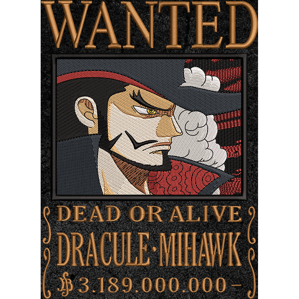 Mihawk-Wanted ⚔️👁️‍🗨️🏴‍☠️
