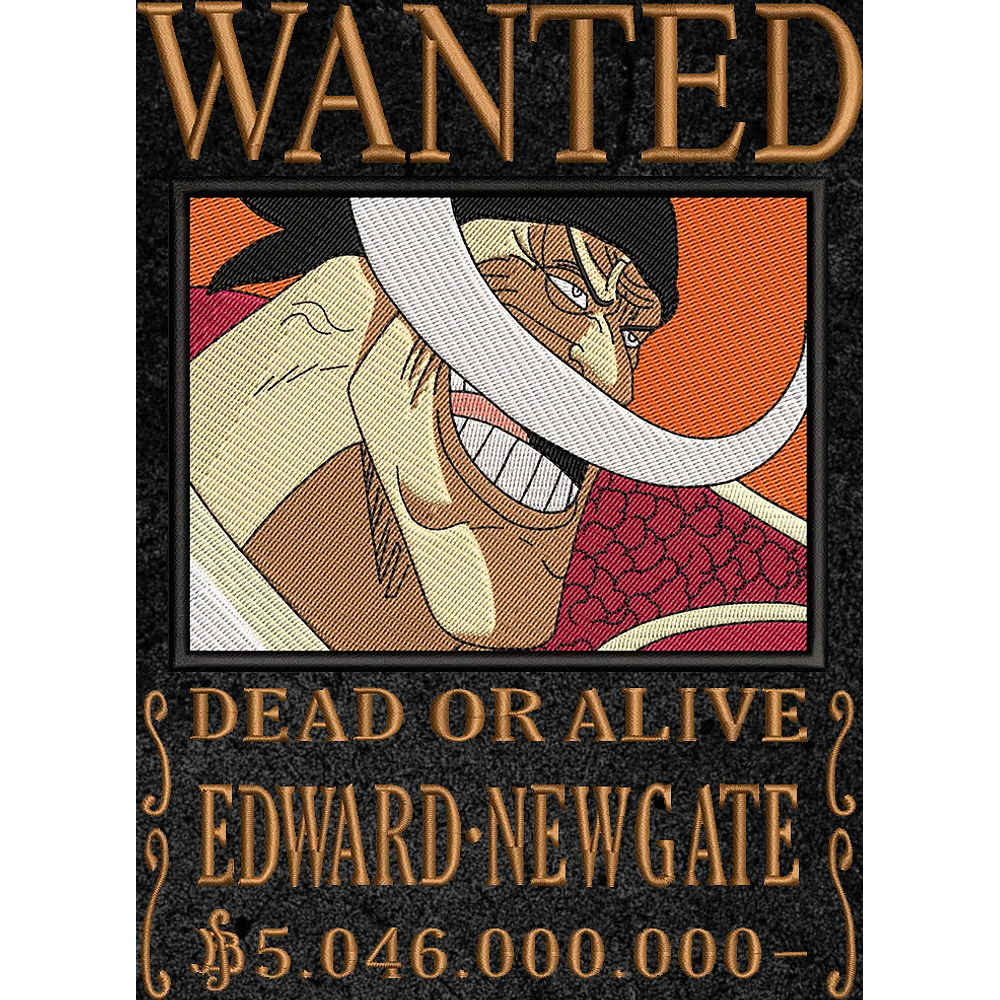 Edward Newgate – Yonkou “Whitebeard” Wanted ⚓💥🏴‍☠️