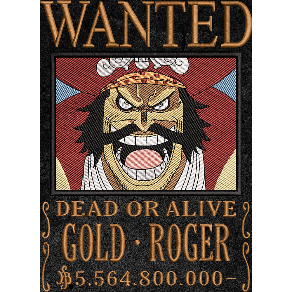 Gold D. Roger-Wanted 👑🏴‍☠️💰