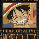 Monkey D. Luffy – Sombrero de Paja Wanted 😁🏴‍☠️🍖
