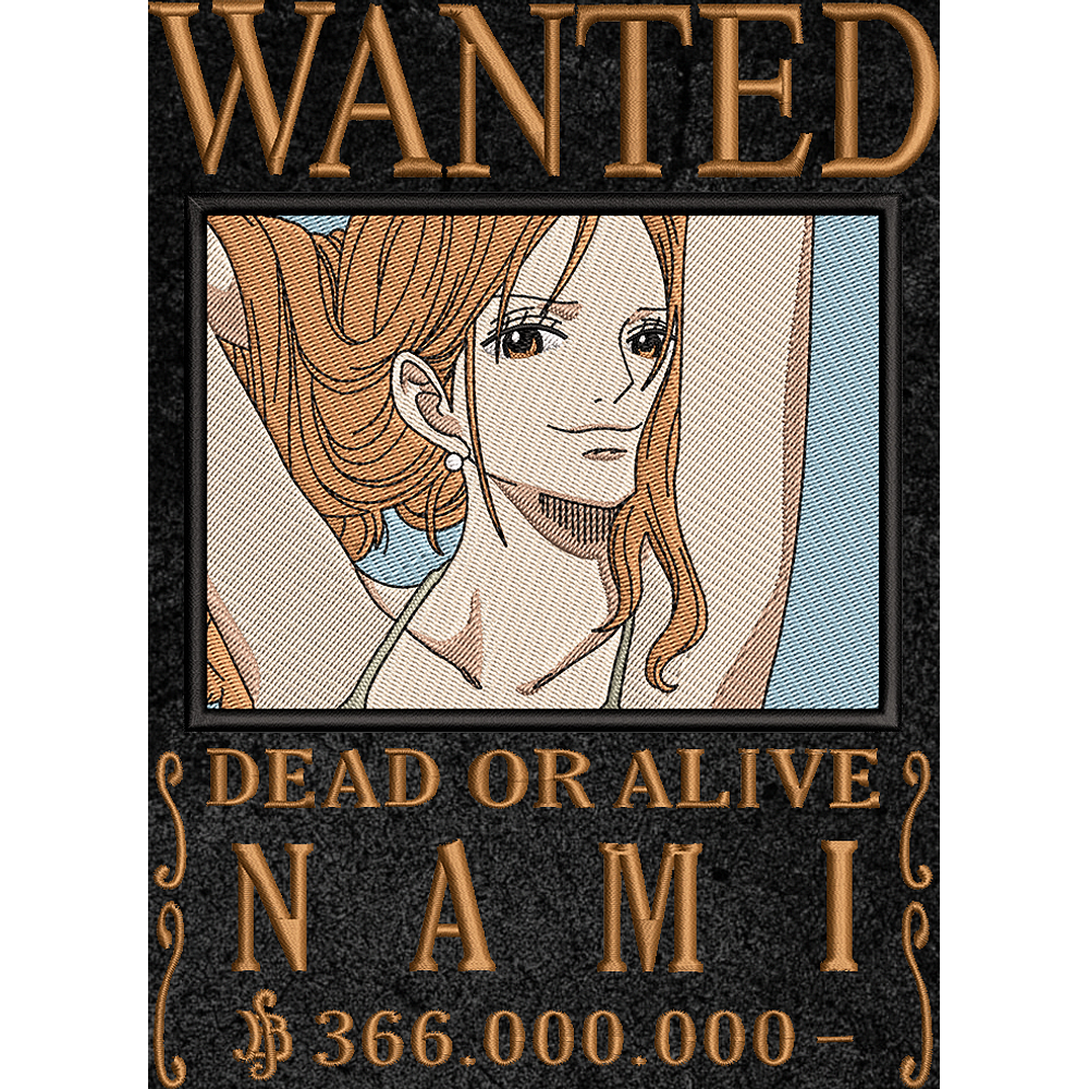 Nami – Navegante de los Sombrero de Paja Wanted 🧭💰🏴‍☠️