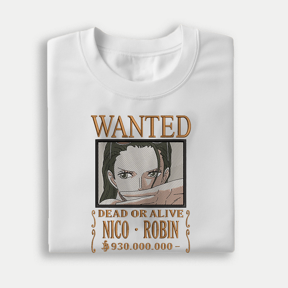 Nico Robin – La Niña Demonio de Ohara Wanted 📚🌸🏴‍☠️