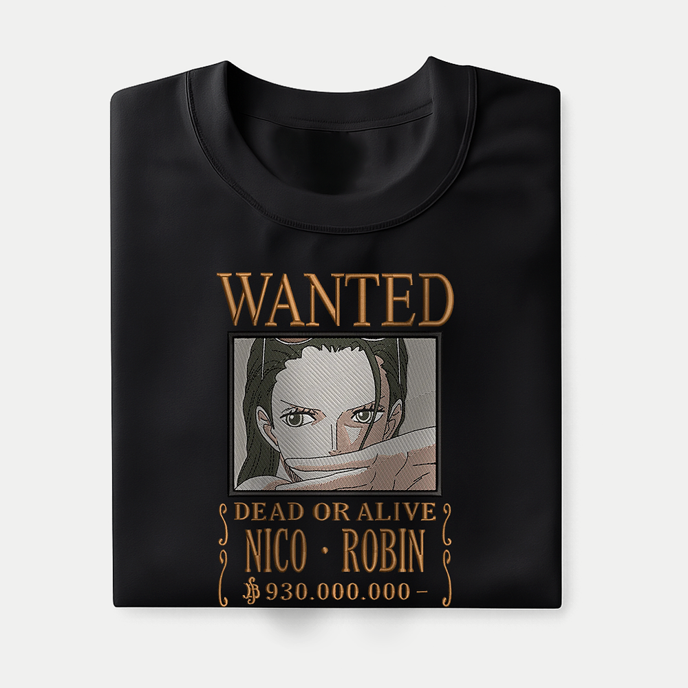 Nico Robin – La Niña Demonio de Ohara Wanted 📚🌸🏴‍☠️