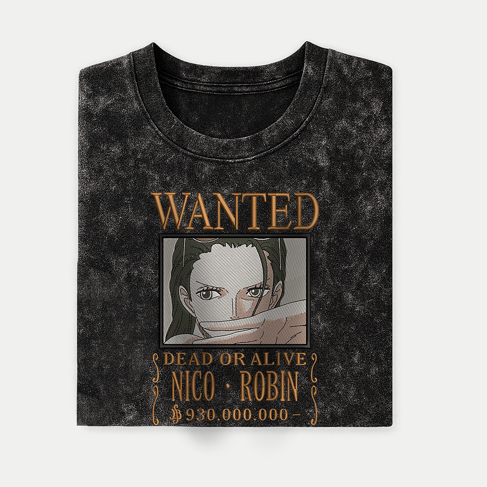 Nico Robin – La Niña Demonio de Ohara Wanted 📚🌸🏴‍☠️