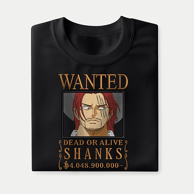 Shanks – Yonkou Pelirrojo Wanted 🍷⚓🏴‍☠️