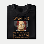 Shanks – Yonkou Pelirrojo Wanted 🍷⚓🏴‍☠️