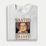Shanks – Yonkou Pelirrojo Wanted 🍷⚓🏴‍☠️