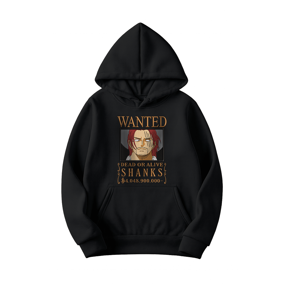 Shanks – Yonkou Pelirrojo Wanted 🍷⚓🏴‍☠️