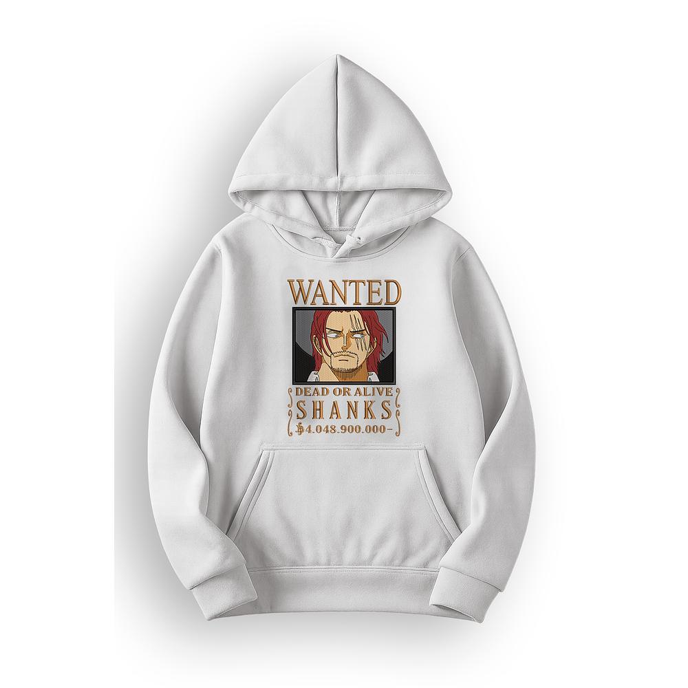 Shanks – Yonkou Pelirrojo Wanted 🍷⚓🏴‍☠️