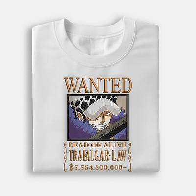 Trafalgar Law – Cirujano de la Muerte Wanted ⚕️🗡️🏴‍☠️